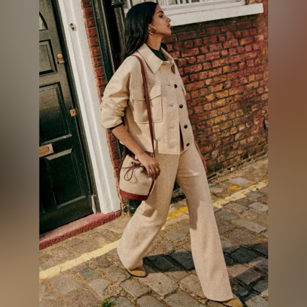 Sézane Martin Trousers Size 38 - Wide Leg Sezane pants